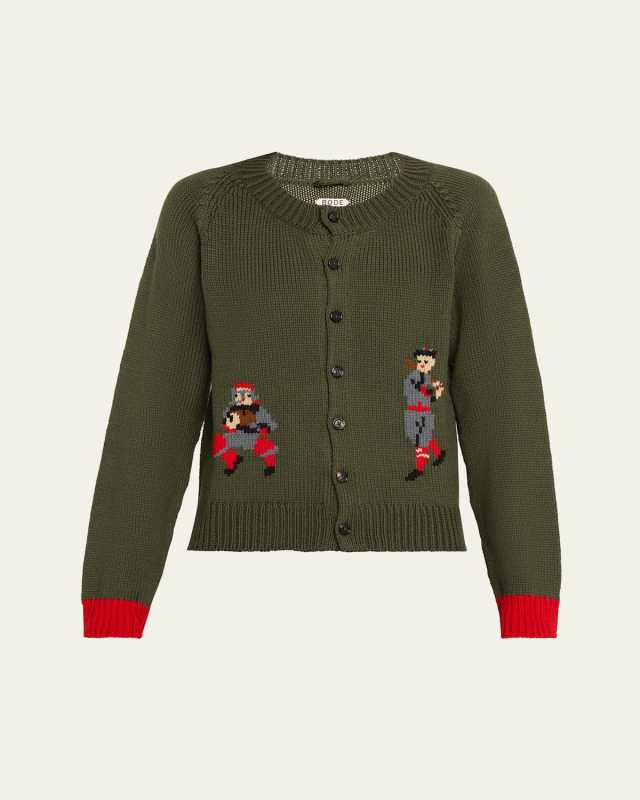 Home Run Wool Cardigan